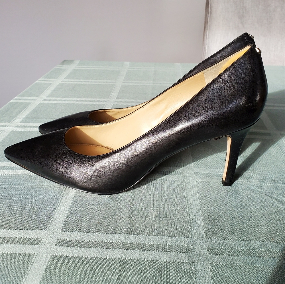 Sam Edelman Tristan Black Smooth Leather 3in High Heels, US size 9 - Picture 9 of 11